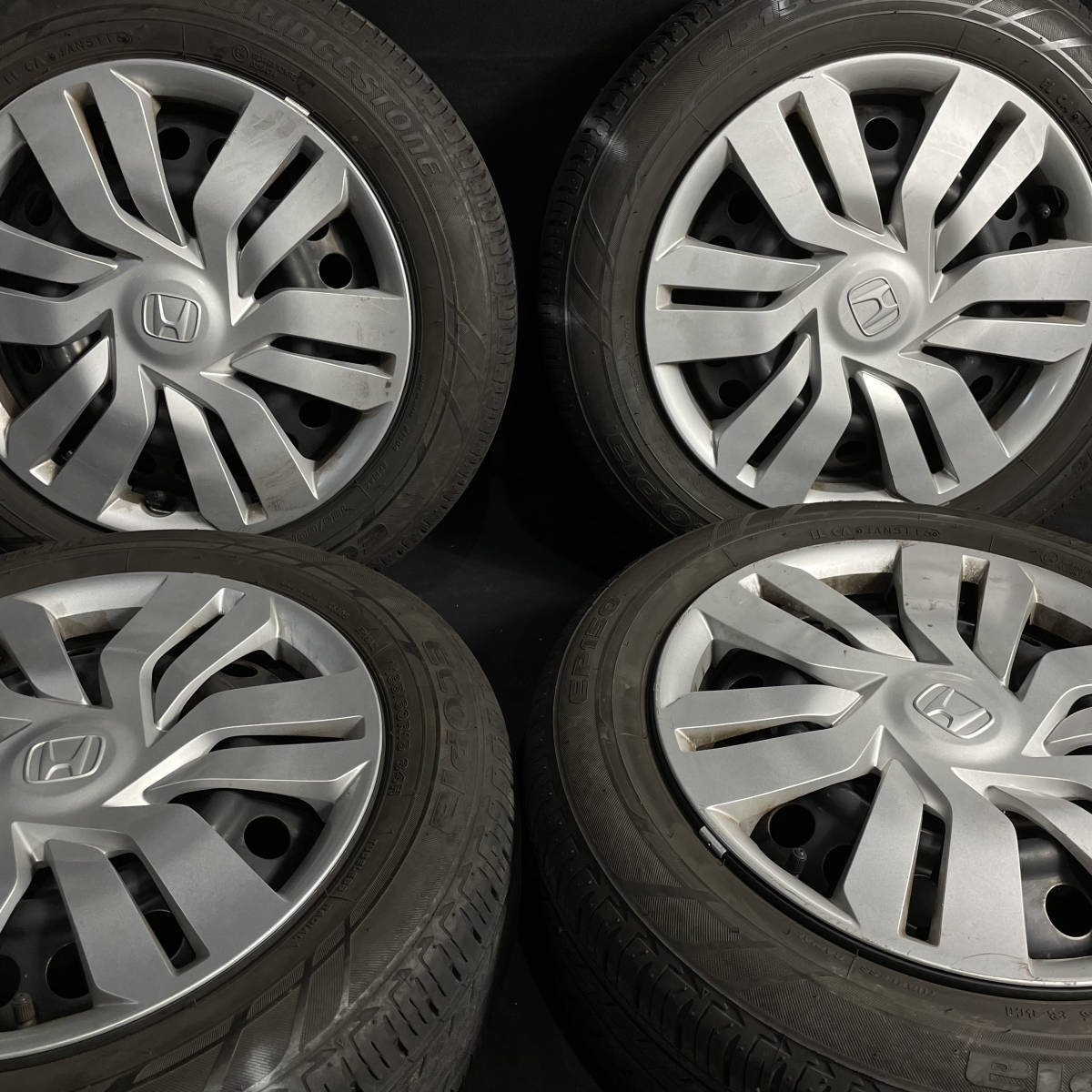 ホンダ純正☆ バリ山☆ 185/60R15 ブリヂストン EP25 J15×6 4穴PCD100