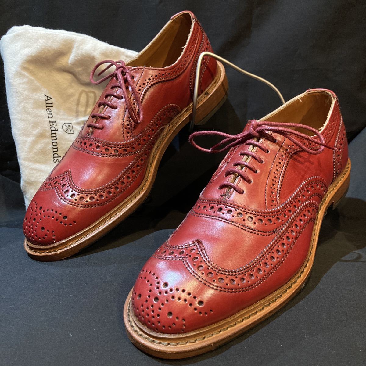 春夏新作モデル とし様専用 ALLEN EDMONDS 黒革靴 econet.bi