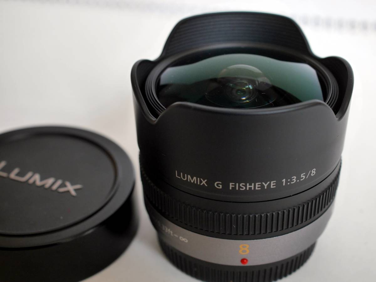 ☆LUMIX G FISHEYE 8mm F3.5 H-F008 フィッシュアイ Panasonic