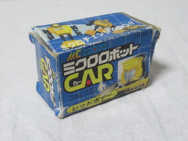 ミクロロボットcar ミクロマン レッドボデー フォルクスワーゲン