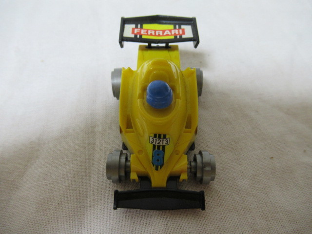 チョロQ タイヤ無 ジャンク品 1984年　日本製 TAKARA チョロQ サーキットチョロQ F-1 E-04 フェラーリ 312TS TIGER_画像2