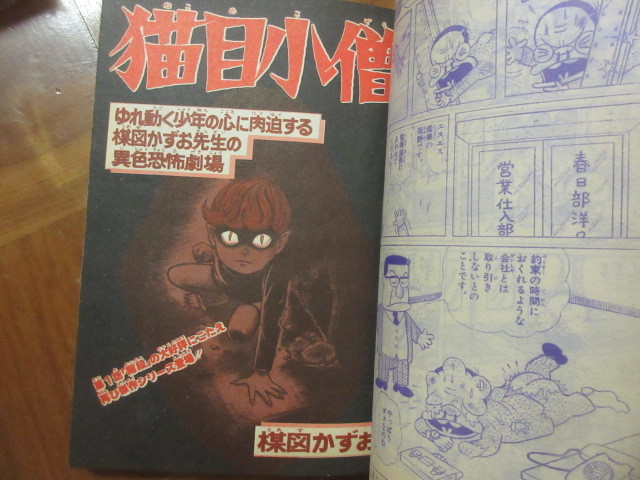 少年サンデー　昭和51年86月　山口百恵　猫目小僧（楳図かずお）スーパーカー　一休さん　水島新司_画像5