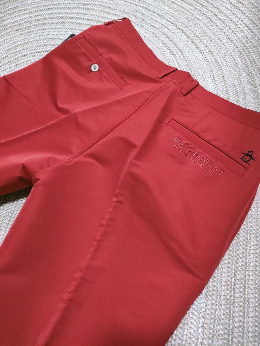  новый товар обычная цена 20900 Munsingwear стрейч прохладный функция скорость . тепловое излучение слаксы брюки w88 весна лето красный красный Golf мужской MunsingWear
