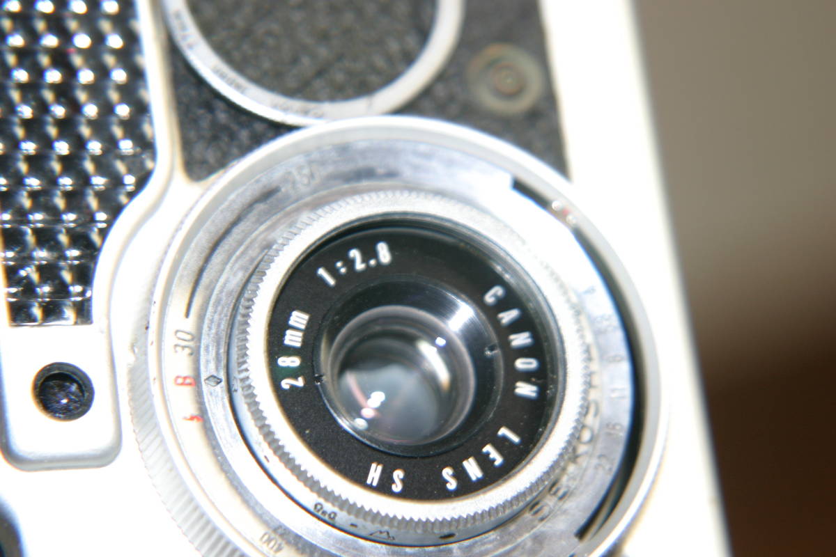 整備済 Canon DEMI デミ モルト張替済 レンズキャップ・フィルター
