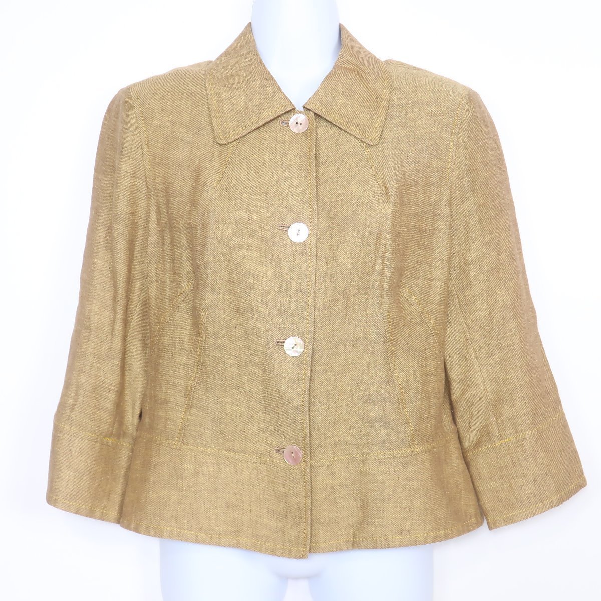 美品】TRUSSARDI トラサルディ☆セットアップ 七分袖ジャケット&半袖 お買い得モデル 美品‼️TRUSSARDIワンピ&ジャケット ドレス