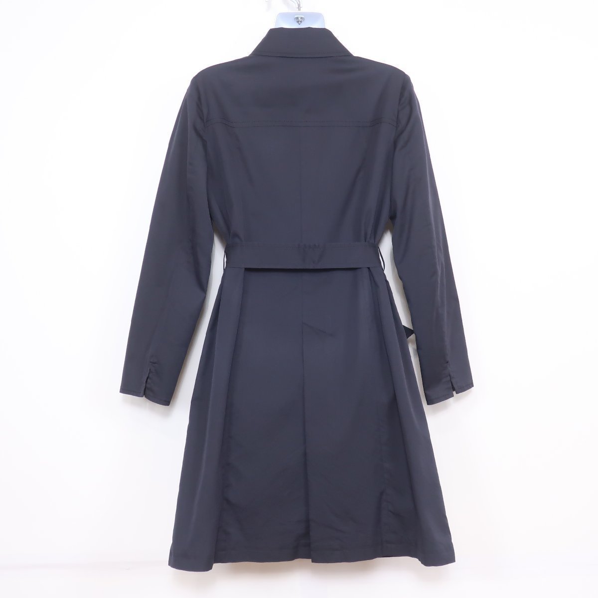 Aylesbury Aylesbury * Kiyoshi .. navy blue series! simple Basic .oke- John also! turn-down collar spring coat size 11 *w626