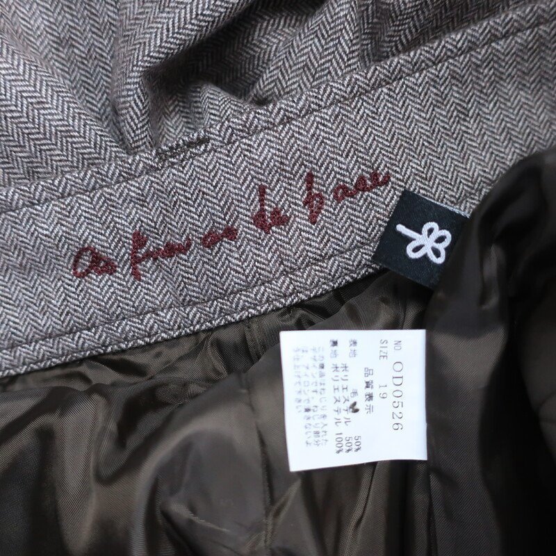 [ beautiful goods ]as know asaznouazo Ora ka* wool .. warm short pants! brown group large size 19 *W9201