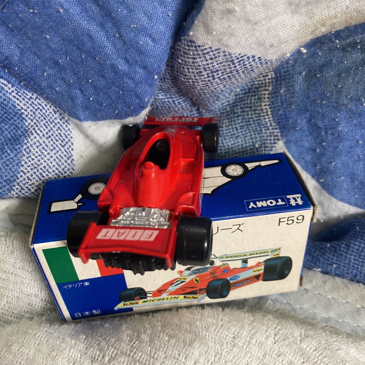 ヤフオク! - トミカ青箱 フェラーリ 312tsレーシングカーヨー...