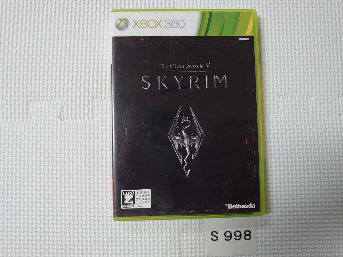 マイクロソフト Microsoft XBOX360 ゲーム ソフト ベゼスタソフトワークス The Elder Scrolls V SKYRIM スカイリム アクション RPG 中古