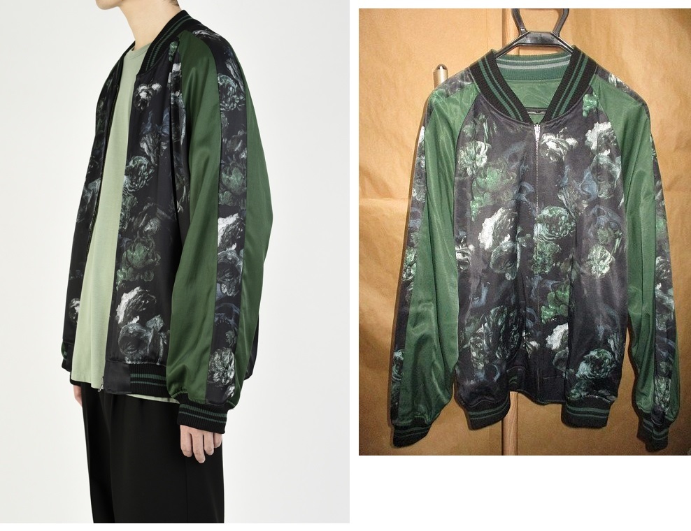 ラッドミュージシャン LAD MUSICIAN 20AW FLOWER SKULL REVERSIBLE