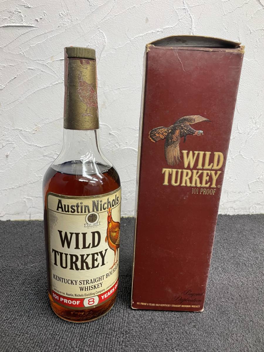 Z-10957【長期保管/未開栓】WILD TURKEY/ワイルドターキー 8年