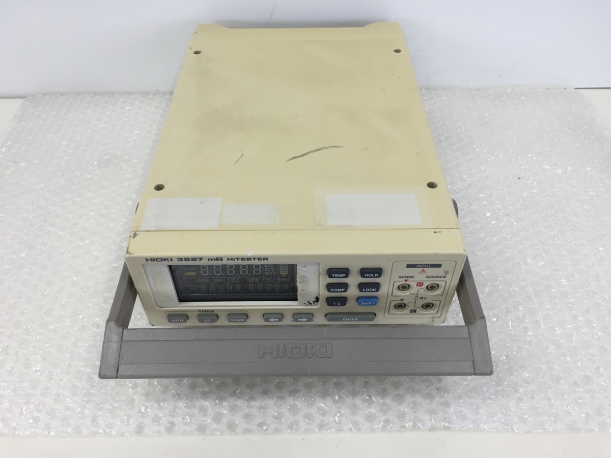なっており ヤフオク! HIOKI 3227 mΩ HiTE... - 日置 ミリオームハイ