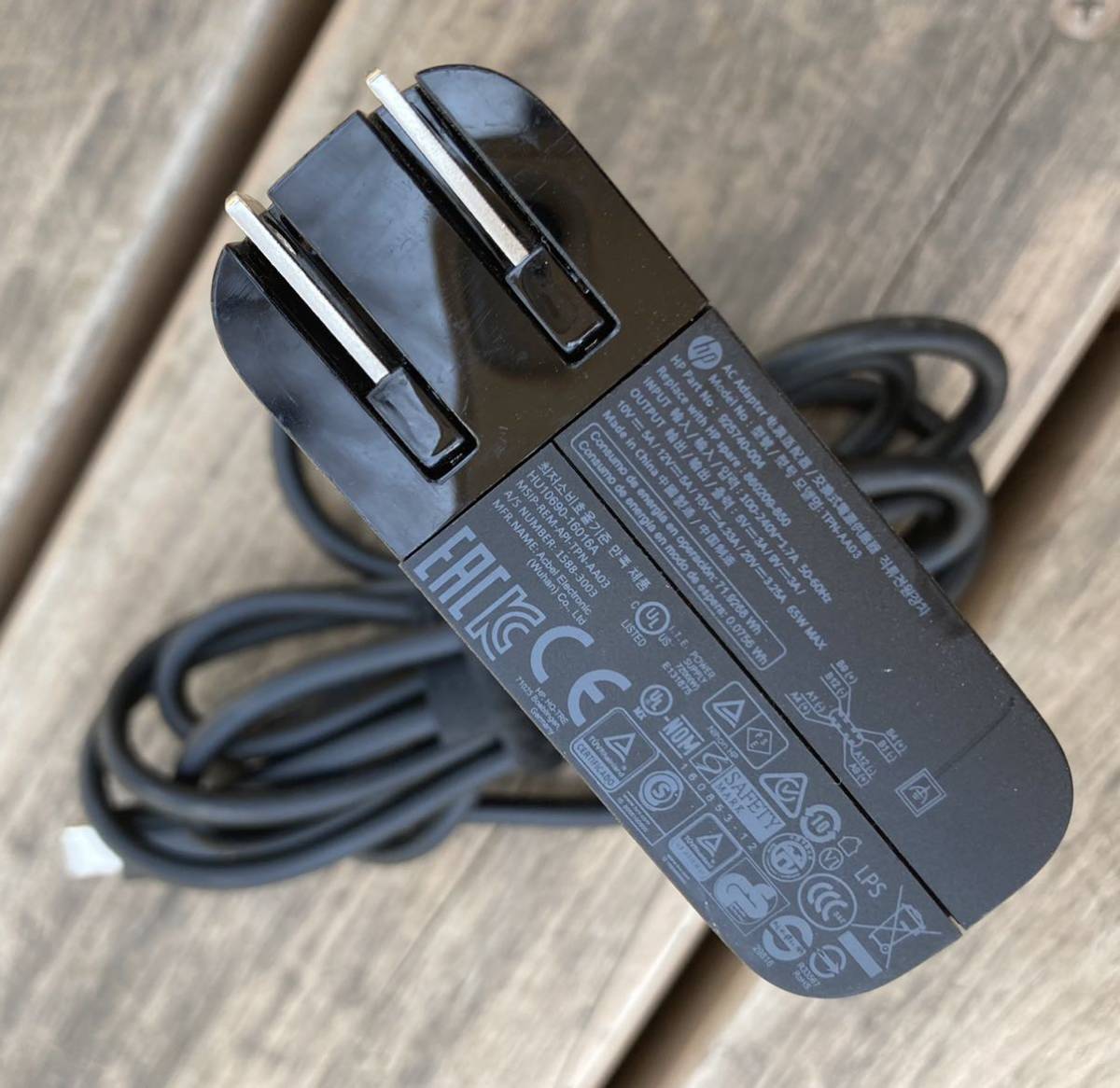 hp USB-C ACアダプター　TPN-AA03 ジャンク品　送料無料