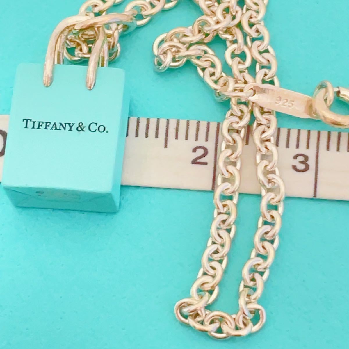 TIFFANY&Co ティファニーショッピングバックチャームネックレス TIFFANY&Co ティファニーショッピングバックチャームネックレス