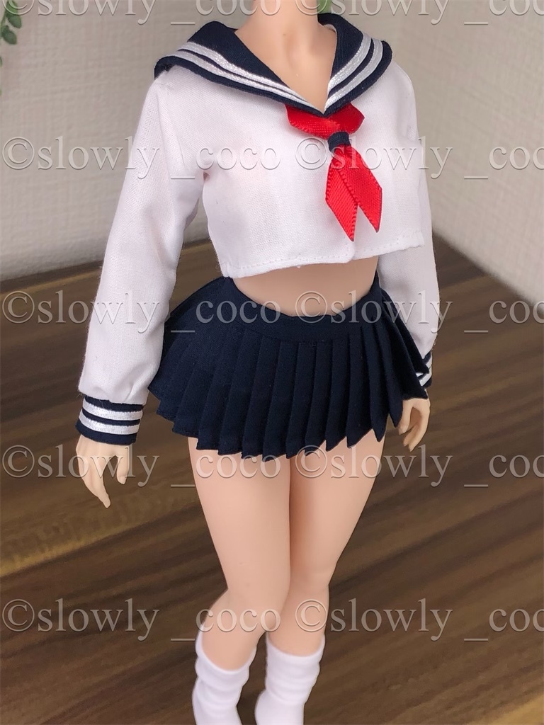 ♪ 1/6 ファイセンS34 ♪.:,・;*超ミニスカート セーラー服 ♪ 1/6 ファイセンS34 ♪.:,・;*超ミニスカート セーラー服