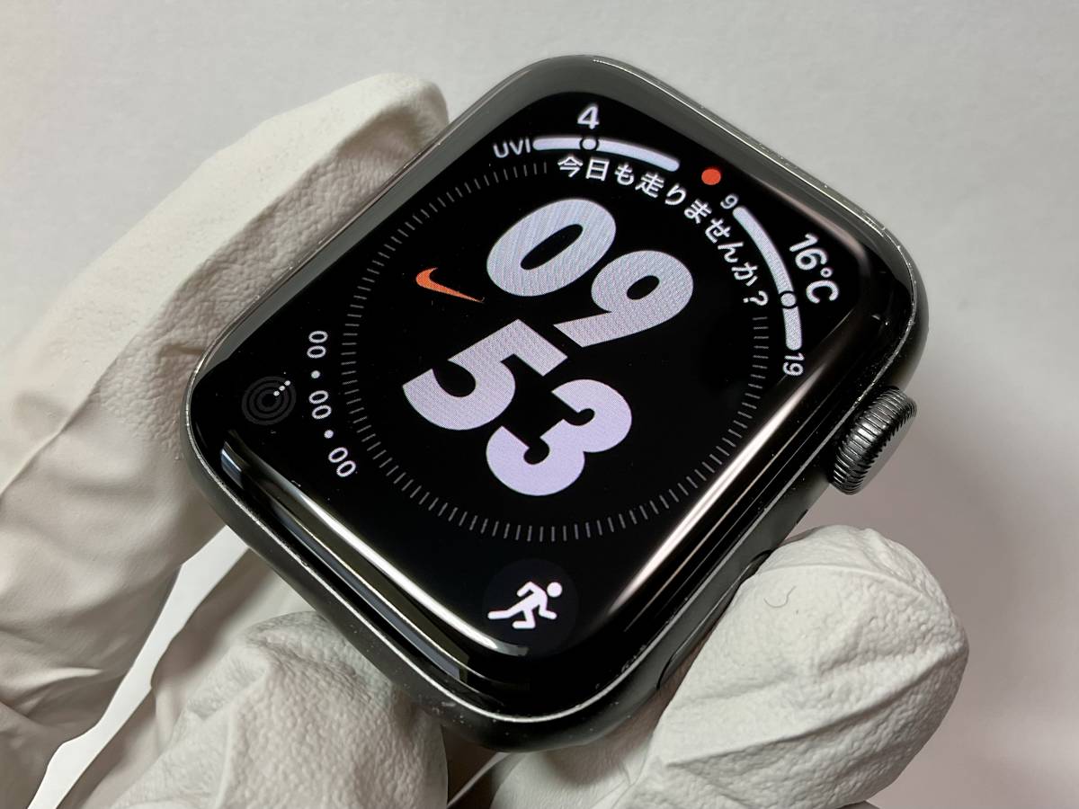 Apple Watch SE Nike+ GPSモデル 44mm スペースグレイアルミニウム ...