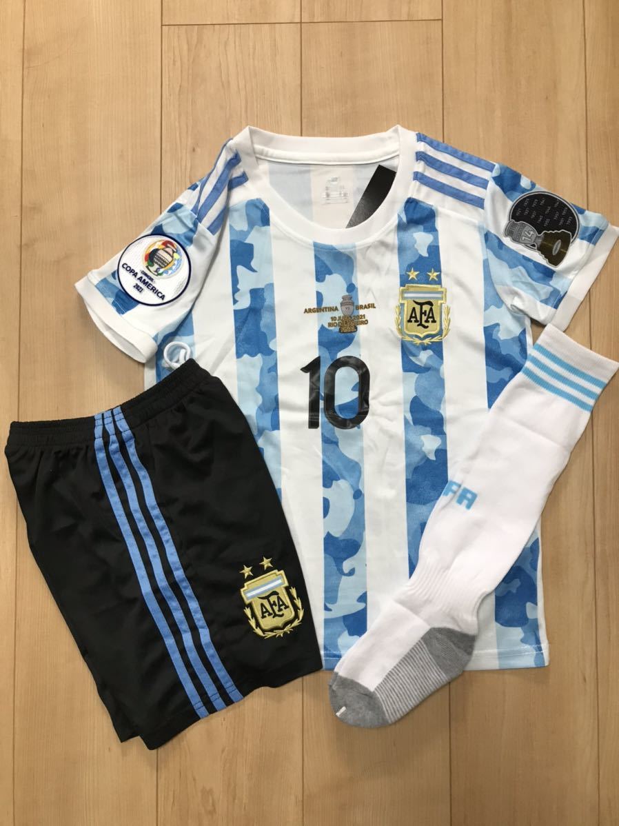 サッカーユニフォーム レプリカ メッシ アルゼンチン代表 キッズ 130cm k