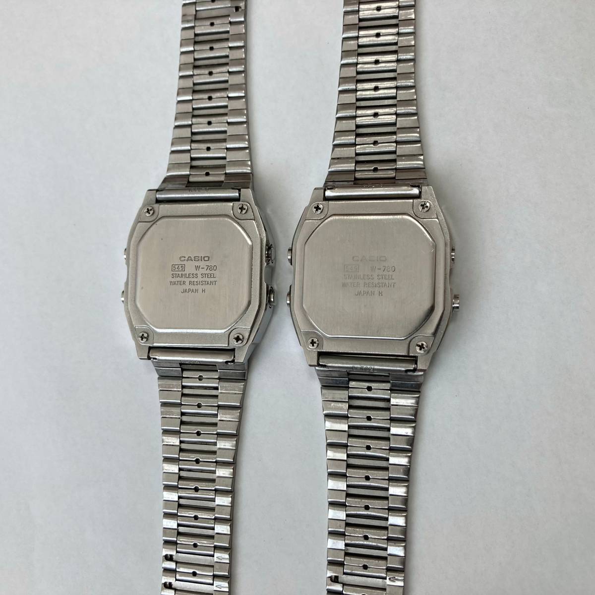 ☆送料込☆動作品2本セット☆カシオ CASIO W-780 ALARM CHRONO ☆送料込☆動作品2本セット☆カシオ CASIO W-780 ALARM CHRONO