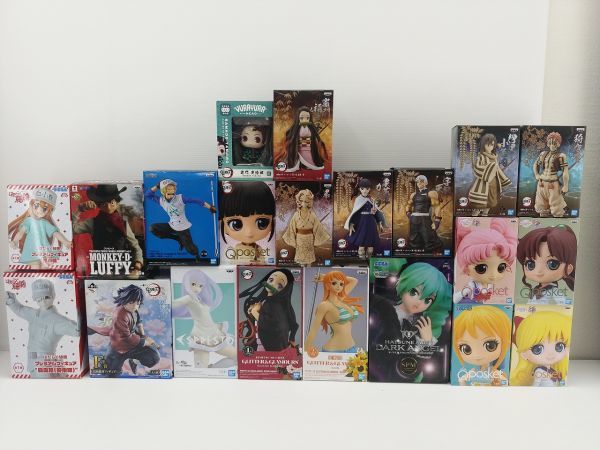54/F638×鬼滅の刃他 美少女フィギュア プライズまとめ売り ジャンク ic