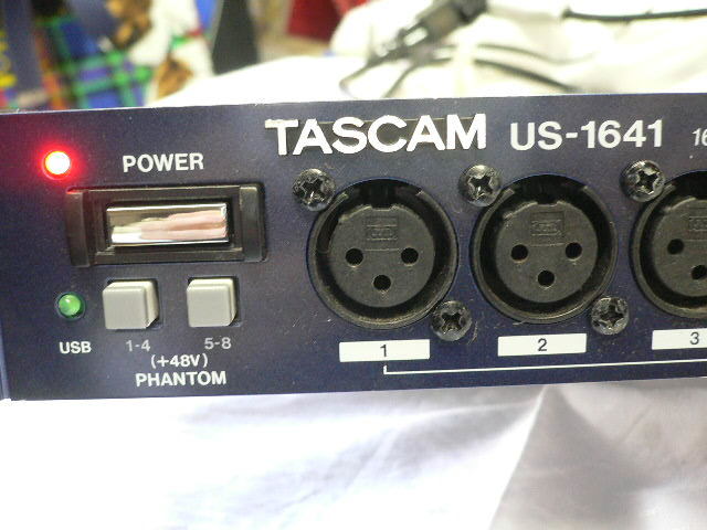 TASCAM US-1641 USB2.0オーディオ/MIDIインターフェース1個 | bioimune