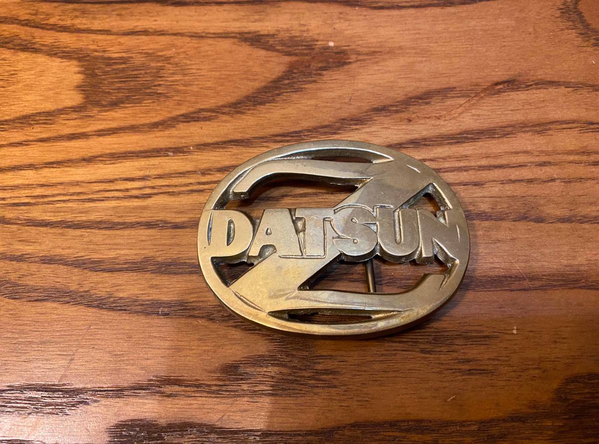 ダットサン DATSUN 真鍮 ベルト バックル フェアレディZ 日産 ビンテージの画像1