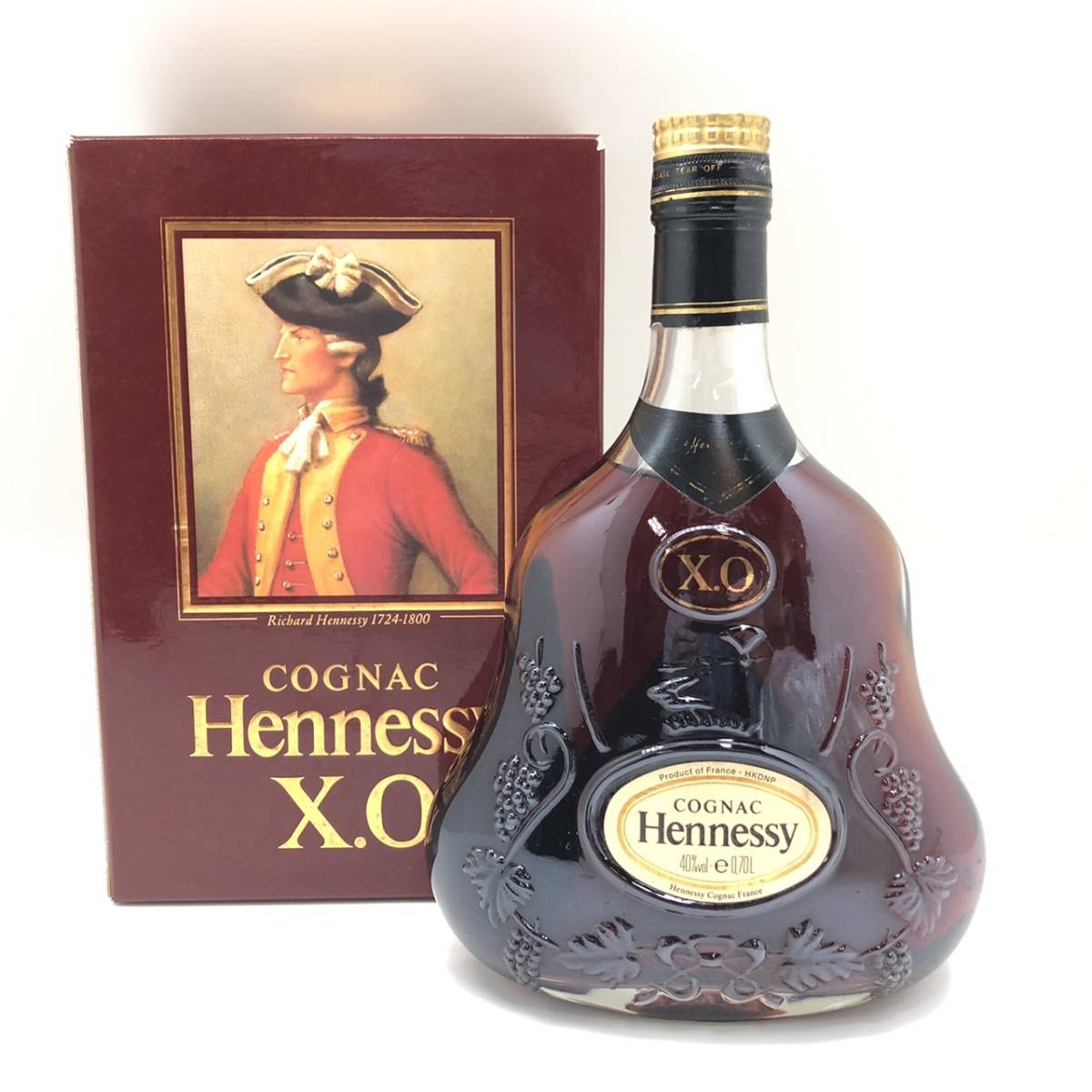 Hennessy COGNAC コニャック ヘネシー XO 金キャップ クリアボトル