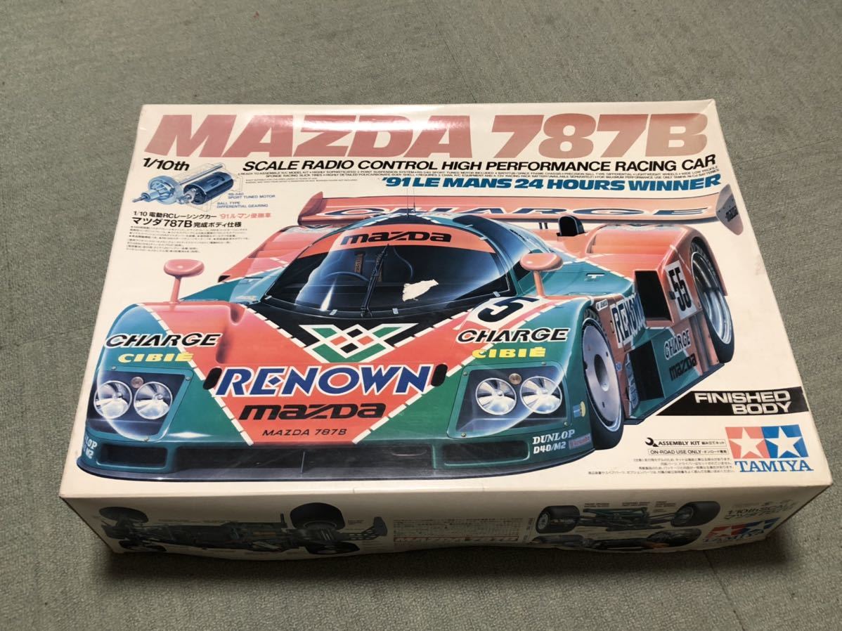 タミヤ TAMIYA 1/10 マツダ 787B ルマン優勝車 完成ボディ仕様 京商