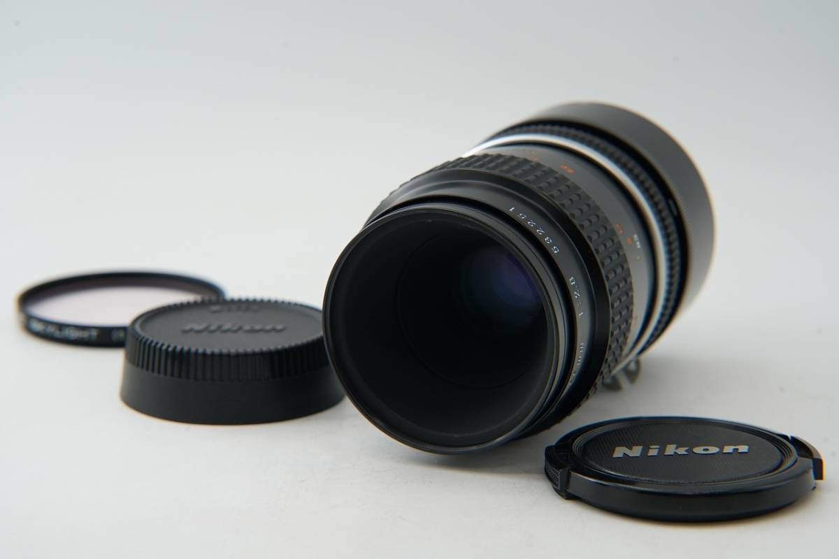 良品 】 ニコン NIKON Ai-s Micro-NIKKOR 55mm f2.8 PK-13 MF レンズ