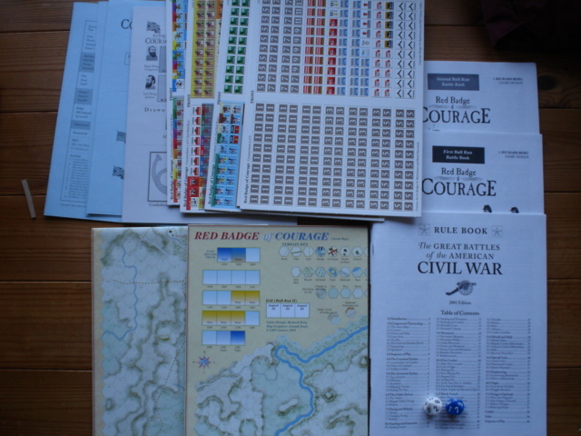 お勧め特集】 GMT GAMES RED BADGE COURAGE 1861＆1862 未カット未使用