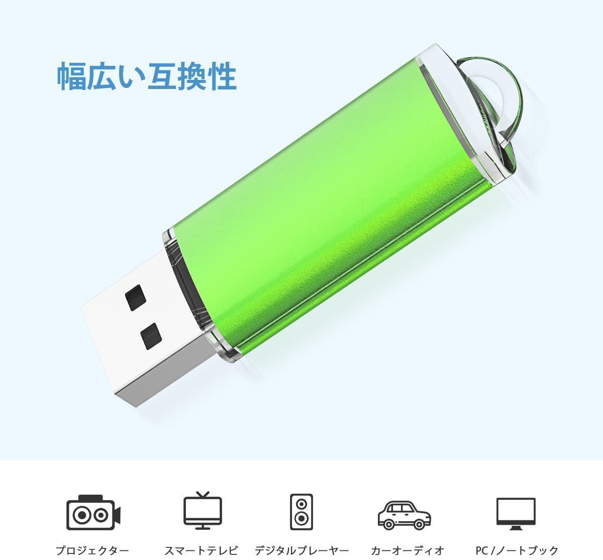 209円 正規逆輸入品 Exmapor USB2.0 1GB フラッシュドライブ ストラップ付き ③