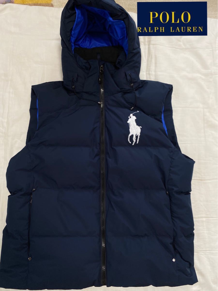 美品】Polo by Ralph Lauren ダウンベスト ビックポニー | nate