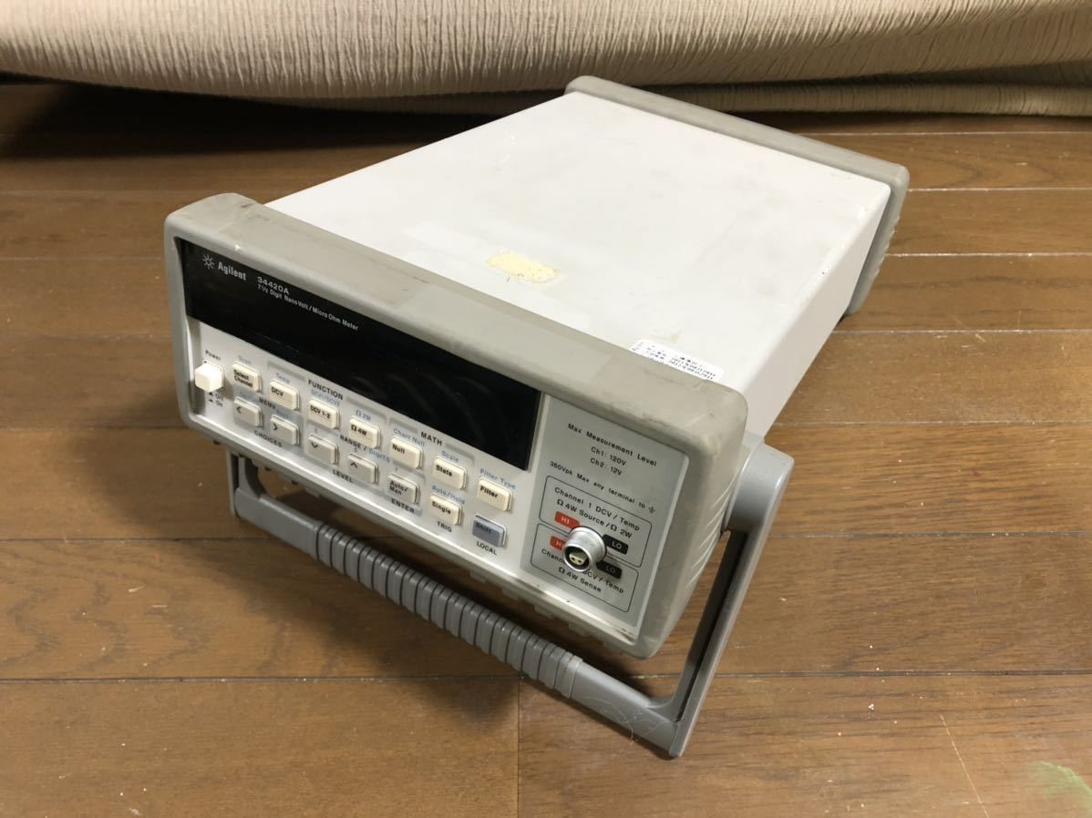 Agilent 34420A 7 1/2 DIGIT Nano Volt/ Micro MULITIMETER Agilent 34420A 7 1/2 DIGIT Nano Volt/ Micro MULITIMETER