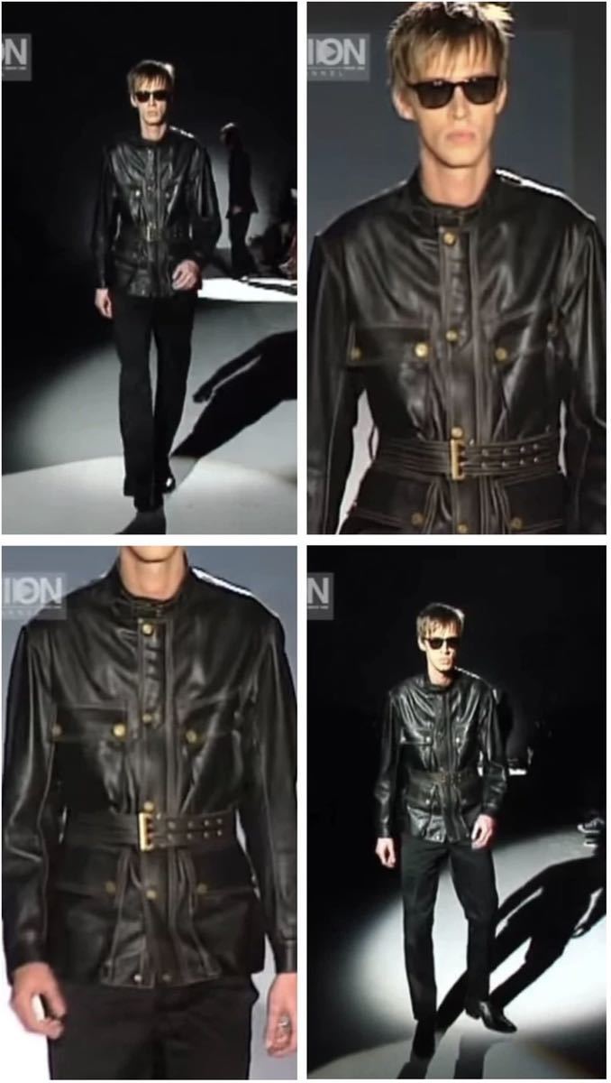 gucci レザージャケット 48 M65 02SSトムフォード期 グッチ gucci レザージャケット 48 M65 02SSトムフォード期 グッチ