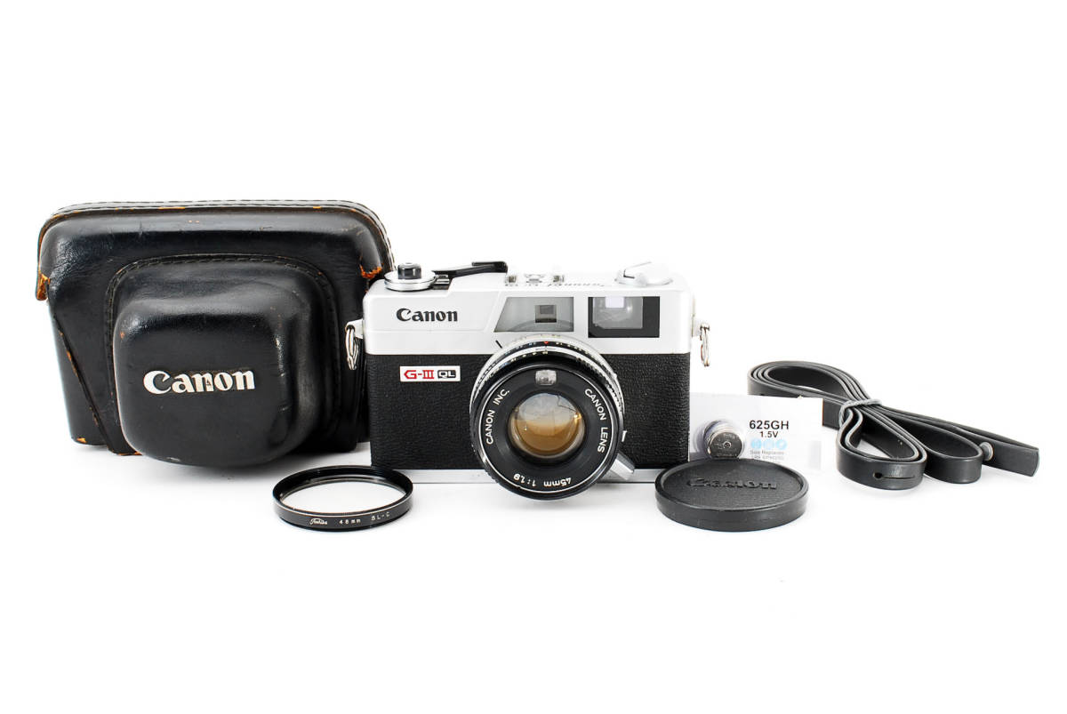 経典 937714【並品】Canon Canonet QL19 G-Ⅲ Film Camera w/ 45mm F1.9 キヤノン