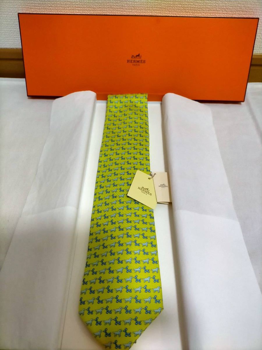 ☆新品未使用☆HERMES☆エルメスネクタイ☆正規品☆タグ付き☆贈答品に