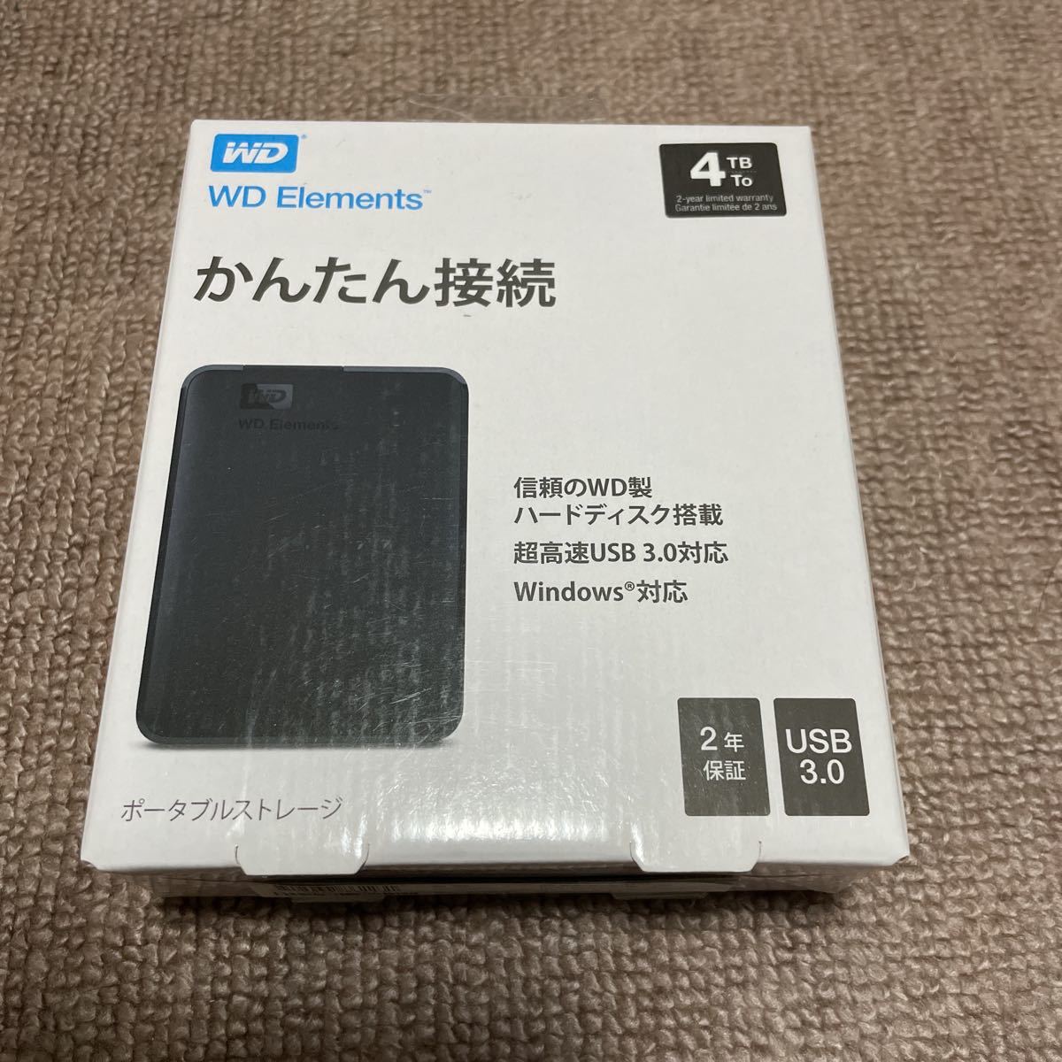 ヤフオク! - 【送料無料】 WD ポータブルHDD 4TB USB3.0