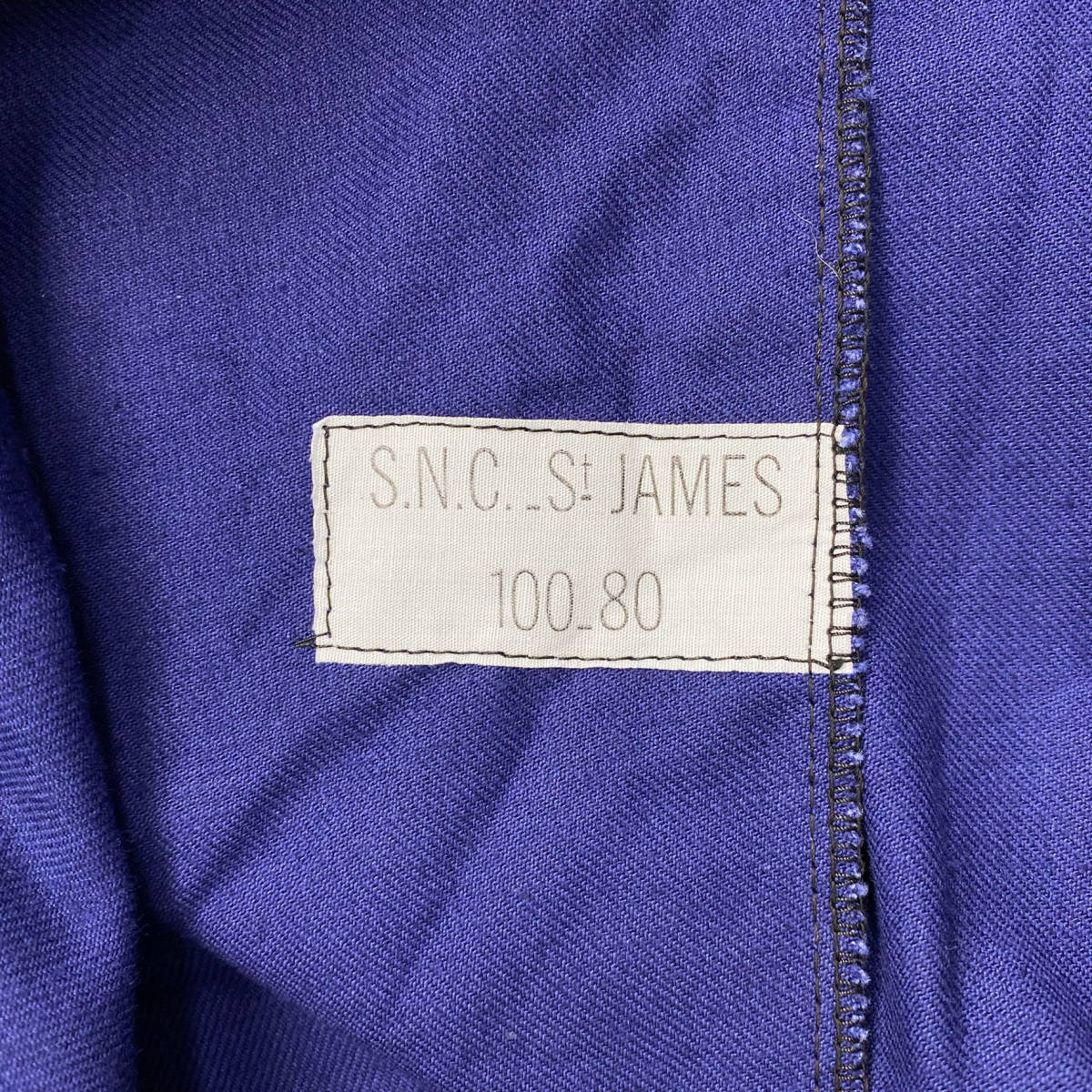 希少 60s S.N.C ST JAMES セントジェームス社製 100-80 濃紺 フレンチ