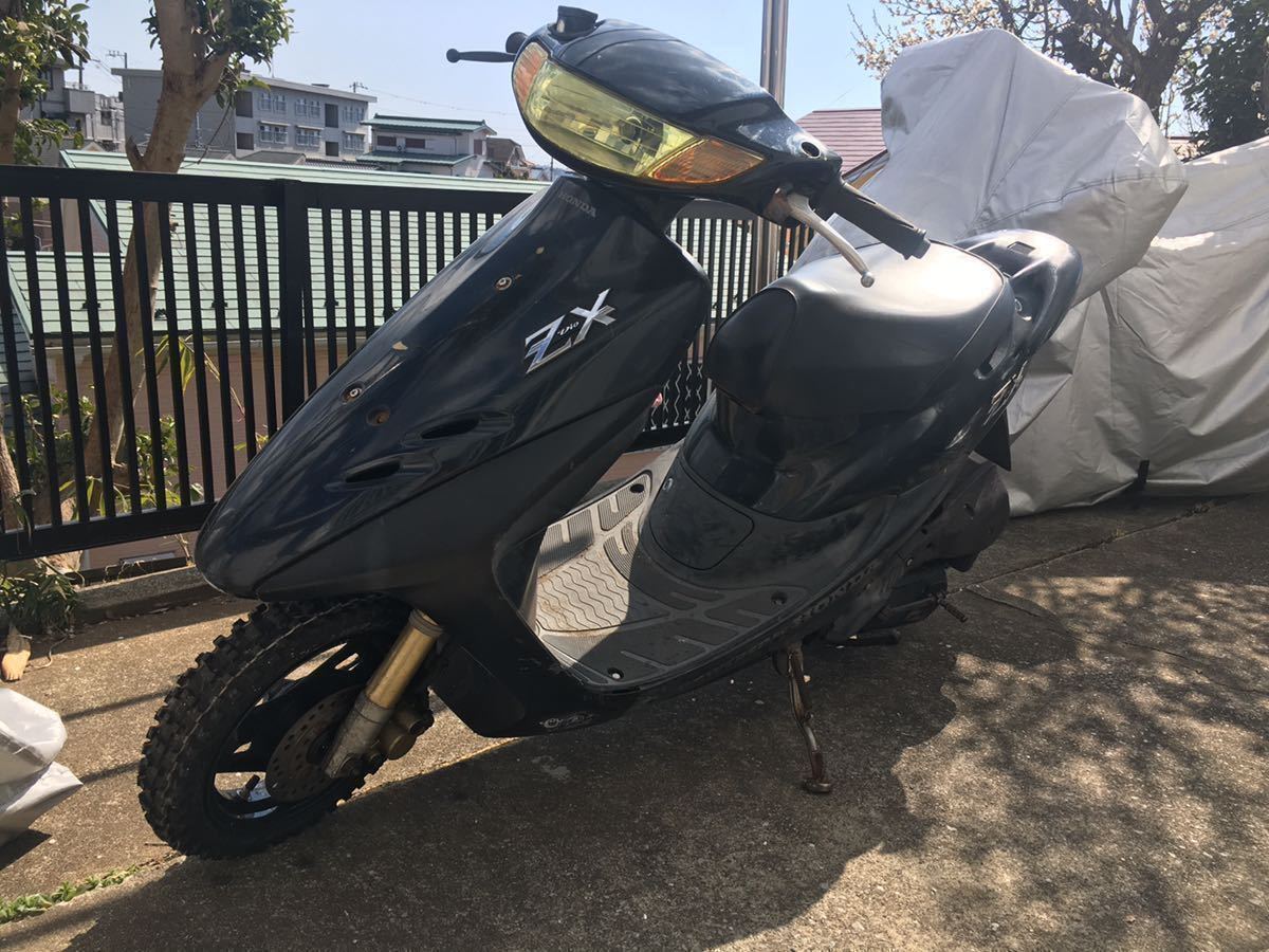 DIO ZX AF35 オフロードタイヤでスクータークロス仕様 オフ DIO ZX AF35 オフロードタイヤでスクータークロス仕様 オフ