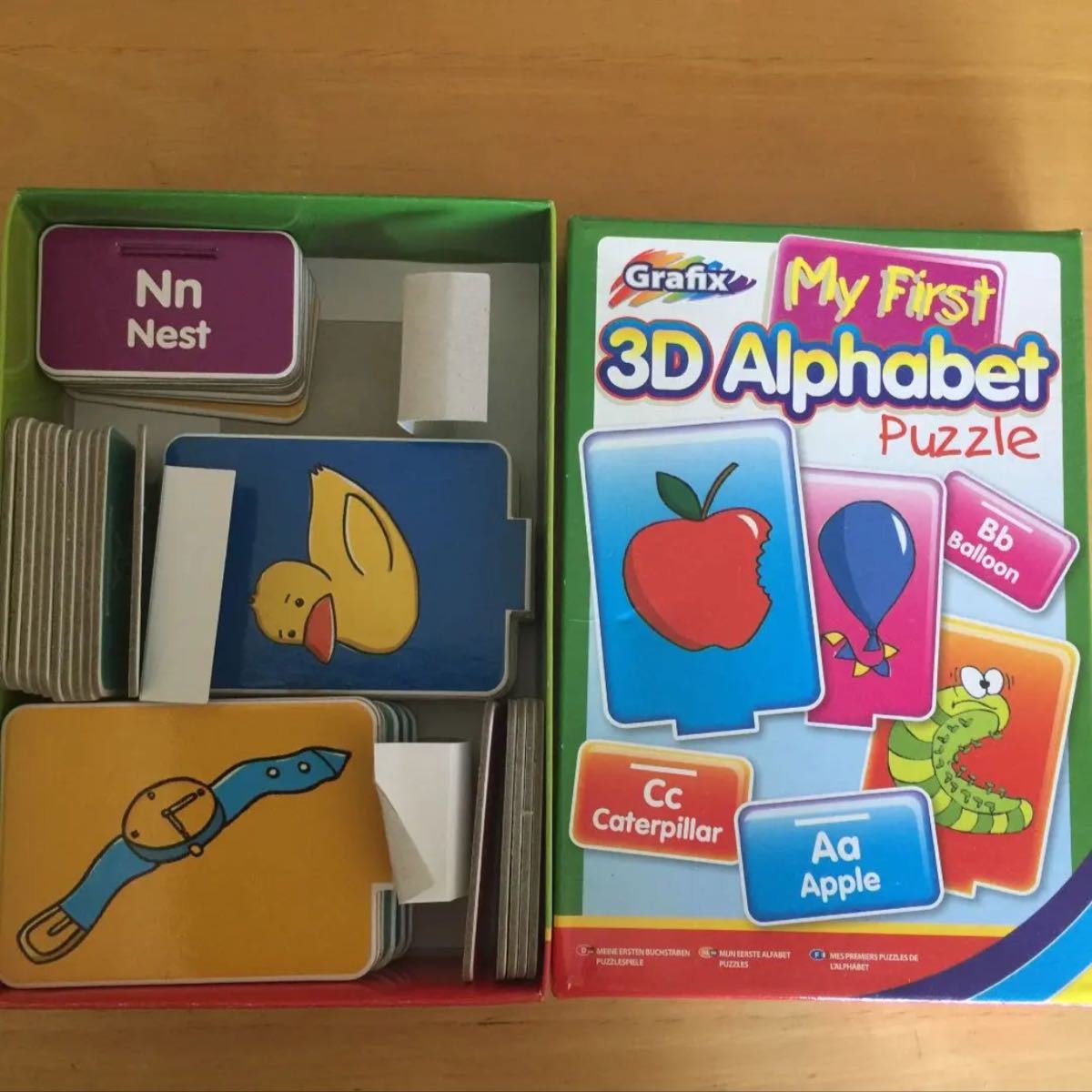 英単語 3D Alphabet Puzzle パズル  26単語