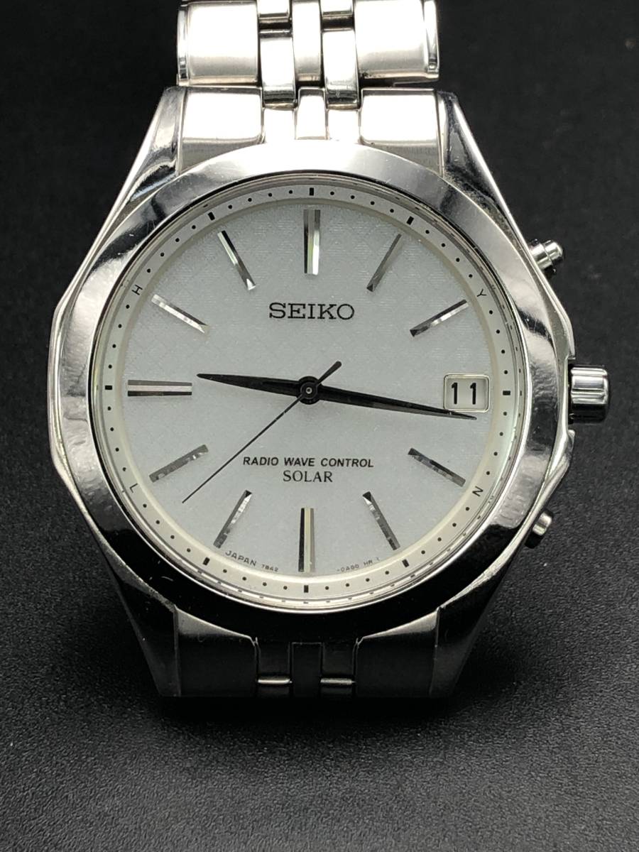激安直営店激安直営店SEIKO 7B42-0AE0 ブラック 未使用 ソーラー