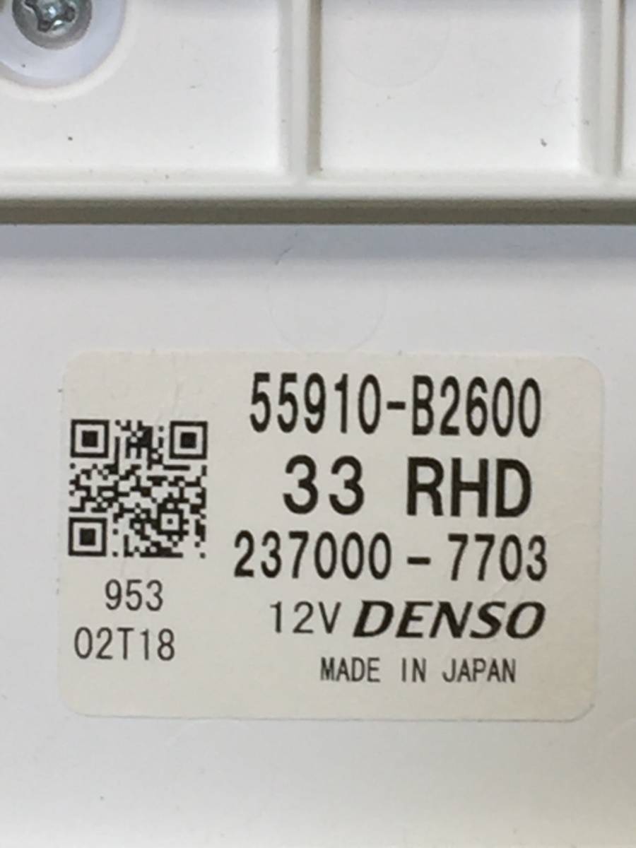 タント カスタム LA600S　エアコンスイッチ　パネル　H24年　管8564_画像3