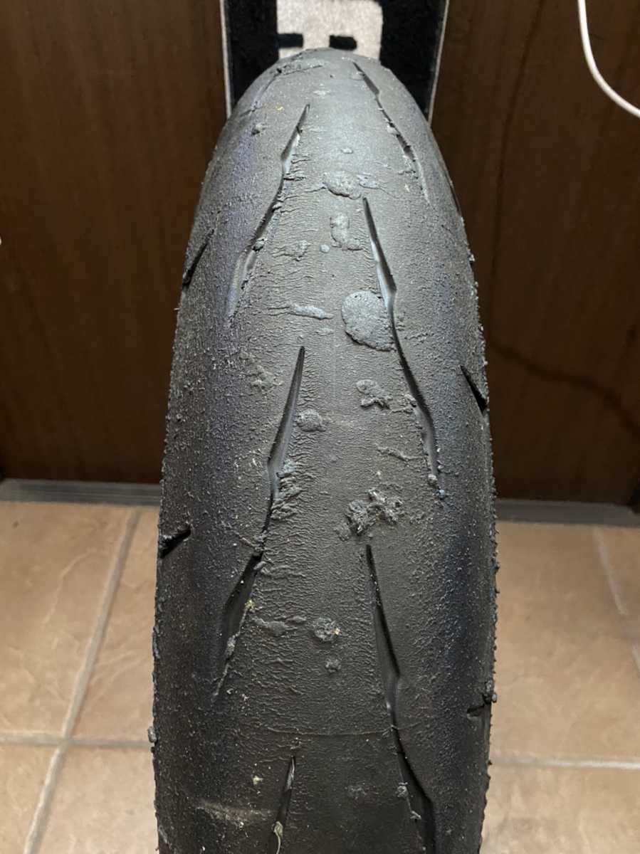 MCタイヤ 2021年製造 BRIDGESTONE BATTLAX RS11 120/70ZR17 バ ...
