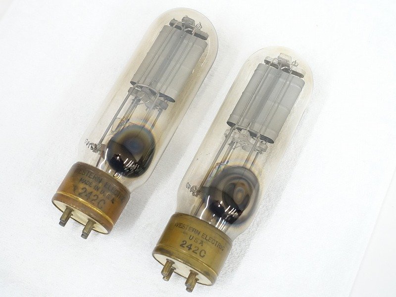 Yahoo!オークション - Western Electric 242C 真空管2本 Yahoo!オークション - Western Electric 242C 真空管2本