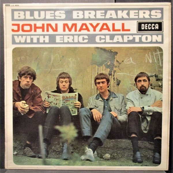 レア盤-Blues_Rock-マト_1A/1/K_1A/1/U-UK Org★John Mayall With Eric Clapton - Blues Breakers[LP,'67:Decca - LK 4804, Unboxed, Mono]