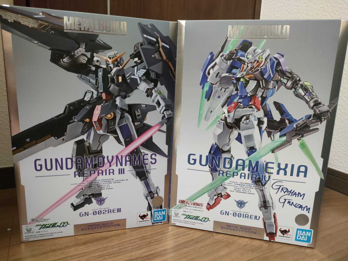 セット】【ほぼ新品】METAL BUILD/ガンダムエクシアリペアⅣ + METAL
