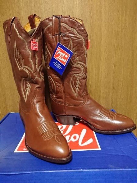 USA made TonyLama western boots 8.5EEworu nuts unused long-term storage dead goods America made 