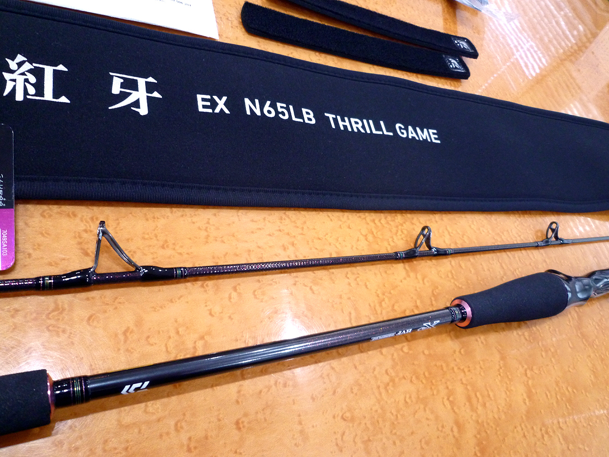 ◇ ダイワ 紅牙 EX N65LB TG スリルゲーム THRILL GAME AGS 鯛ラバ 未
