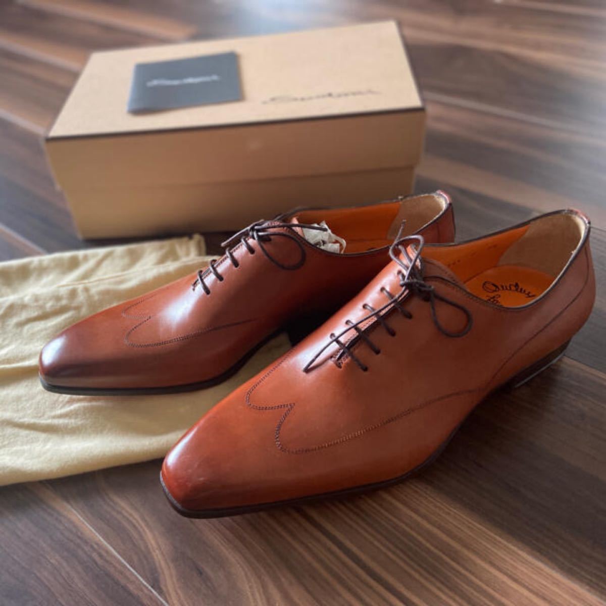 新着商品 サイズ7【送料無料】SANTONI フルブローグ ノルベジェーゼ