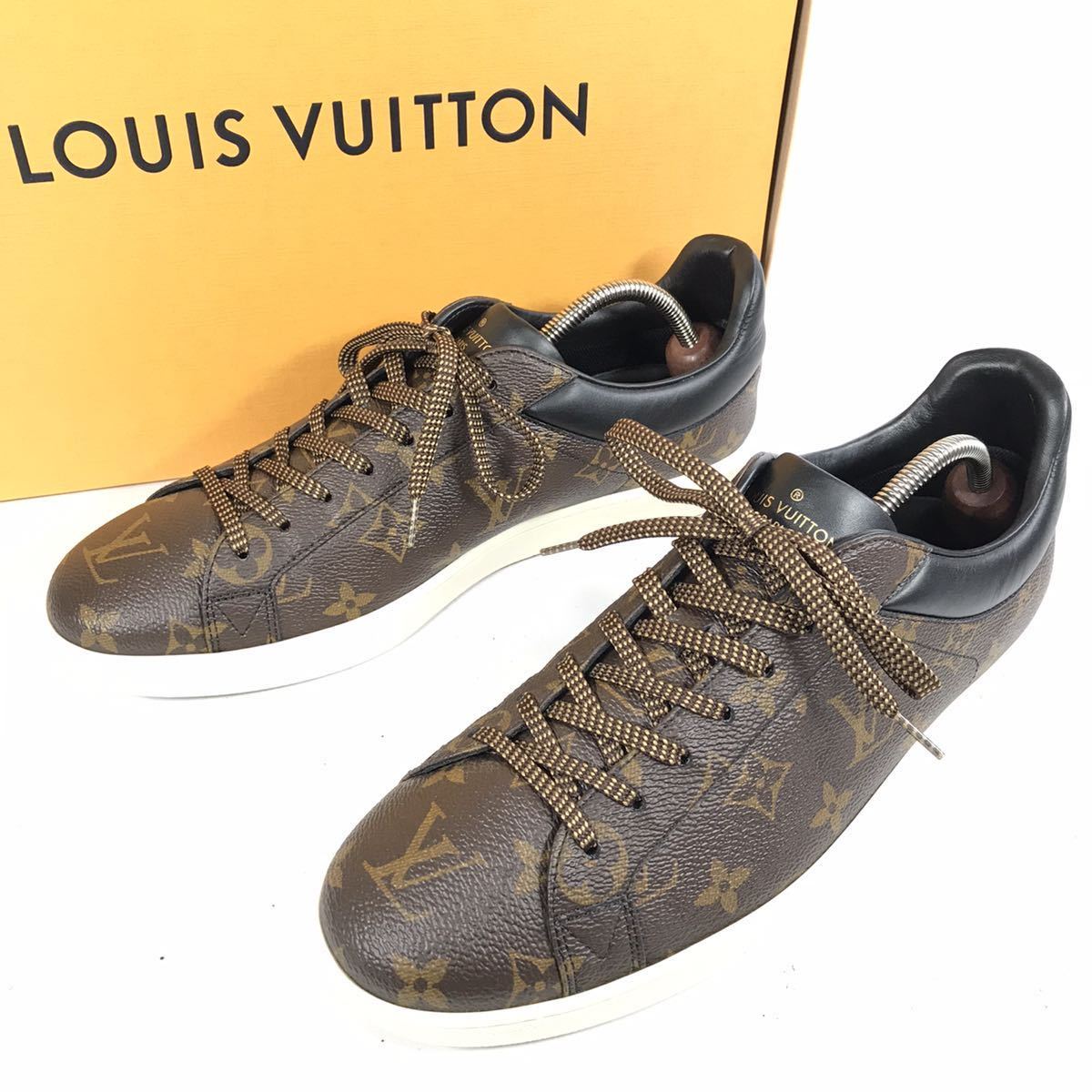 美品【ルイヴィトン】本物 LOUIS VUITTON 靴 25.5cm モノグラム