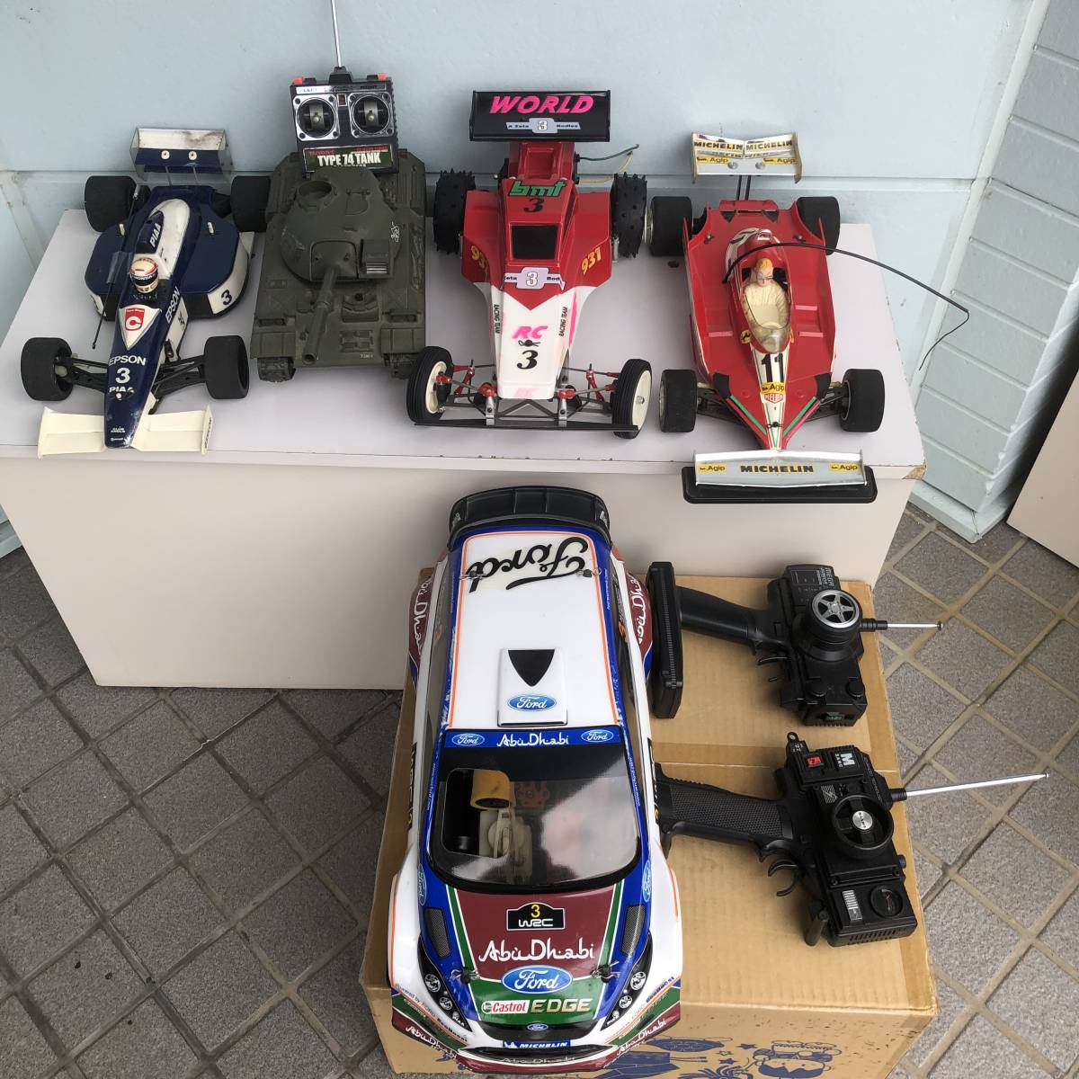 ♪♪R/C ラジコン電動 RC ボディ シャーシ オフロード バギー F1 戦車 動作未確認 ジャンク品 パーツ取り用♪♪_画像1